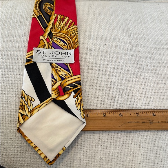 St John vintage limited edition men’s tie - Picture 3 of 4